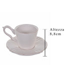 Set 3 Set Tazze in Ceramica con Piattino Larghezza 14 cm-2