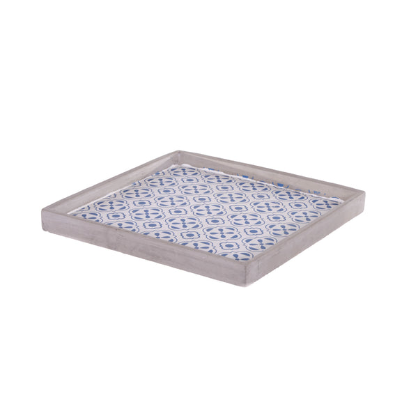 sconto Vassoio in Ceramica Decorato Larghezza 30 cm