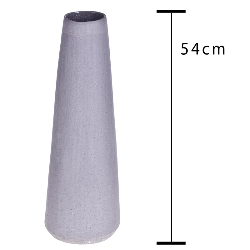 Vaso Cachepot Grey in Ceramica H 54 cm-3