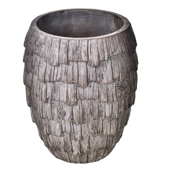 Vaso in Ceramica con Effetto Legno H 30 cm acquista