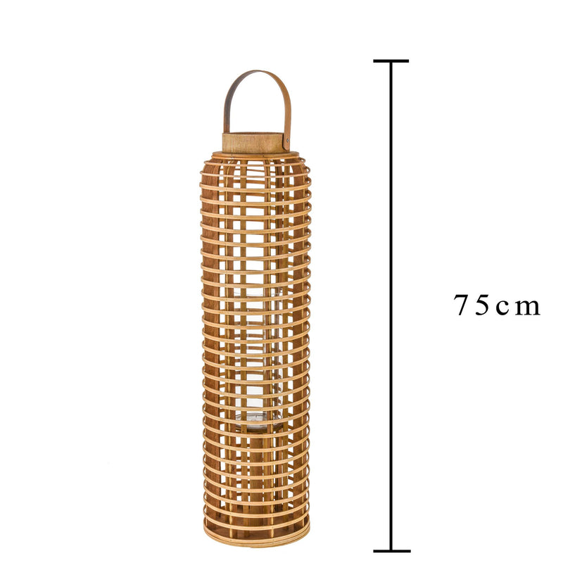 Lanterna in Bamboo H 75 cm-2