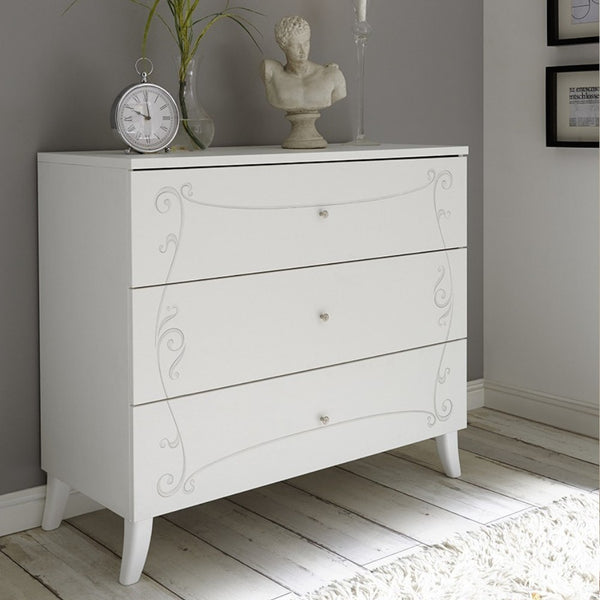 prezzo Commode 104x45x92 cm Ararat blanc