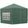 Gazebo Pieghevole 3x3m in Acciaio e tessuto Oxford Verde