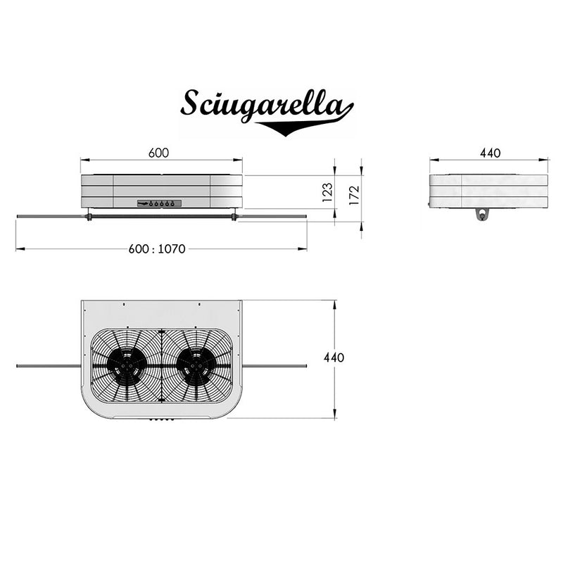 Asciugabiancheria Asciugatrice per Biancheria 2 x 25W Sciugarella Bianco-1