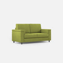 Divano 2 Posti 168x85x85 cm Marrak in Tessuto Verde-1