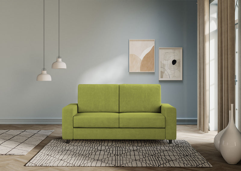 Divano 2 Posti 168x85x85 cm Sakar in Tessuto Verde-2