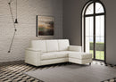 Divano 3 Posti con Pouf 208x155x85 cm Marrak in Tessuto Latte-3