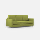 Divano 3 Posti 198x85x85 cm Karay in Tessuto Verde-1