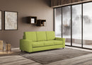 Divano 3 Posti 208x85x85 cm Sakar in Tessuto Verde-3