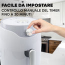 Friggitrice ad Aria 1350W Capacità 5,5L Grigio-2