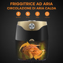 Friggitrice ad Aria 1350W Capacità 5,5L Nero-1