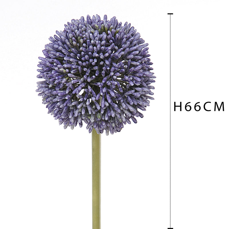 Set 6 Fiori Artificiali di Allium H 66 cm-2