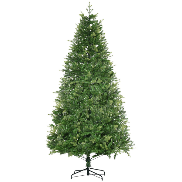 sconto Sapin de Noël artificiel H228 cm 2056 Branches décorées avec socle en métal vert