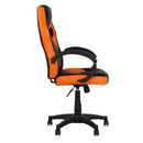 Sedia Gaming 59x120 cm in Similpelle Arancio-3