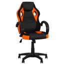 Sedia da Gaming Ergonomica 59x110/120x65 cm in Similpelle Nero/Arancio-1