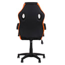 Sedia da Gaming Ergonomica 59x110/120x65 cm in Similpelle Nero/Arancio-4