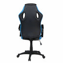 Sedia da Gaming Ergonomica 59x110/120x65 cm in Similpelle Nero/Blu-5