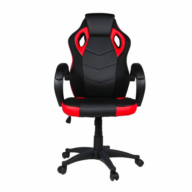 Sedia da Gaming Ergonomica 59x110/120x65 cm in Similpelle Nero/Rosso-2