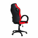 Sedia da Gaming Ergonomica 59x110/120x65 cm in Similpelle Nero/Rosso-3