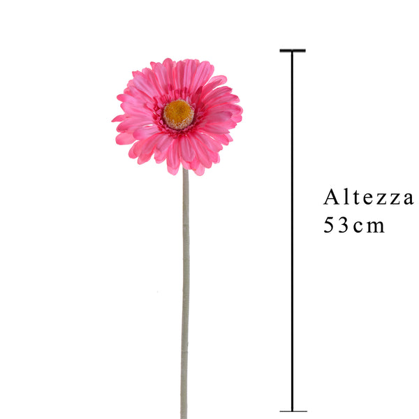 acquista Lot de 12 fleurs de gerbera artificielles H 53 cm