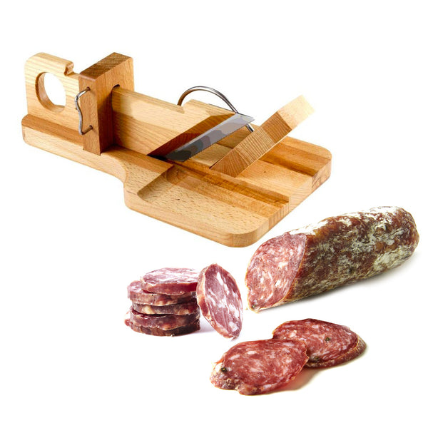 Trancheuse à guillotine Trancheuse à salami Baguette Fromage Planche à découper en bois prezzo