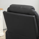 Poltrona Alzapersona 88x92x106 cm in Similpelle Nero-9