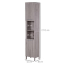 Mobile a Colonna per Bagno 30x32x172,5 cm in MDF color Legno-3