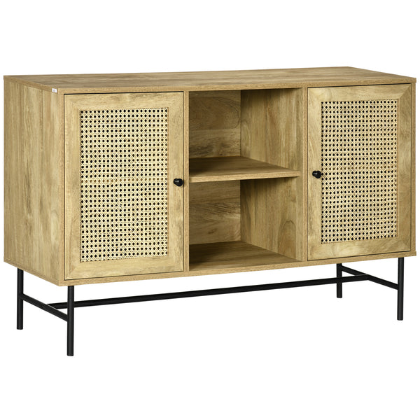 Mobiletto Basso 120x38x76,2 cm in Rattan Naturale online