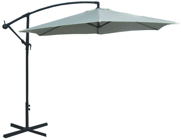 Parasol de jardin métal décentralisé Ø3m Becker Ecru prezzo