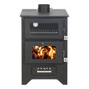 Stufa a Legna con Forno 14,6 KW 50,5x58,5xH90,5 cm Silvia Nera-1