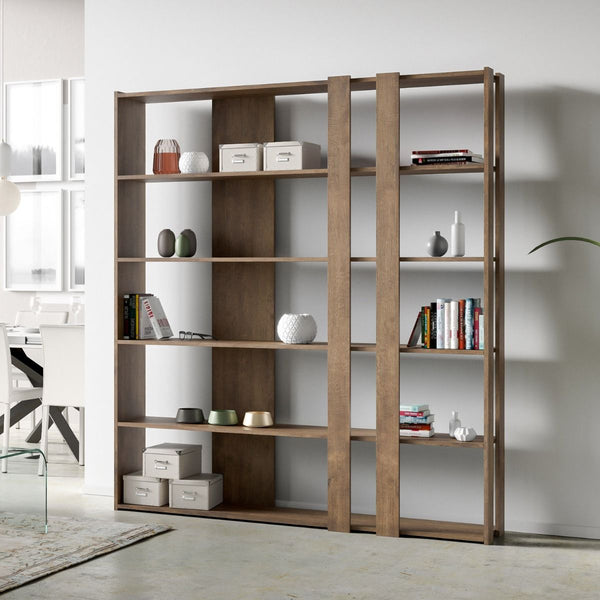 Libreria Moderna 5 Ripiani 178x36x204 cm in nobilitato Marrone online