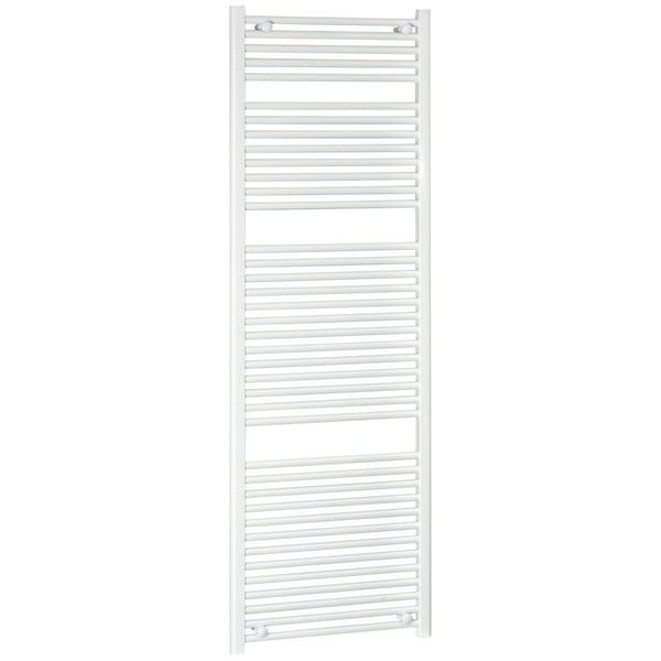 sconto Radiateur Sèche Serviette 39 Barres 60x180 cm en Acier Blanc