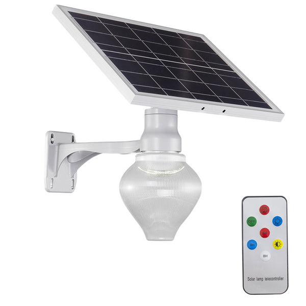 online Lampe Led Jardin et Cour avec Panneau Solaire IP65 Lampadaire avec Télécommande