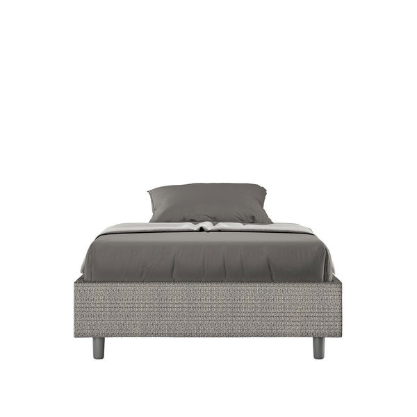 sconto Letto 1 Piazza e Mezzo Azelia Labirinto 02 Grigio Varie Misure