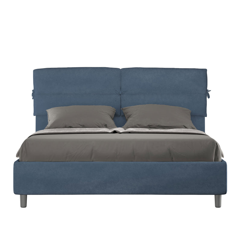 Letto Matrimoniale Nandy Blu Varie Misure-1