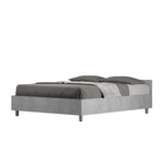 Letto Matrimoniale Francese Nuamo Grigio Varie Misure-1