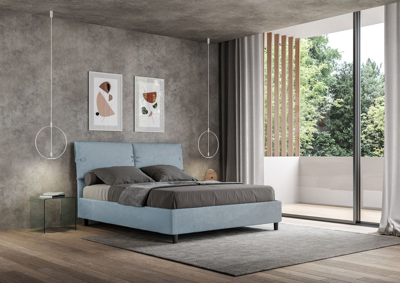 Letto Matrimoniale Sleeper Azzurro Varie Misure-4