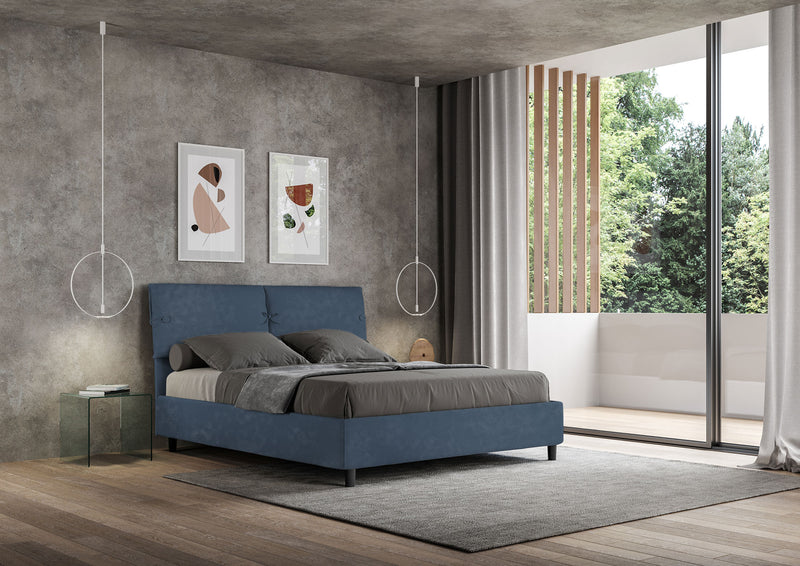 Letto Matrimoniale Sleeper Blu Varie Misure-4