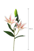 Set 6 Rami Artificiali Lilium x2 66 cm-2