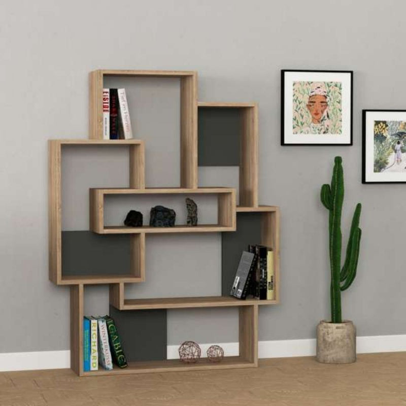 Libreria Barce rovere 101x22x132h cm-1