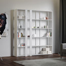 Libreria Moderna 5 Ripiani 178x36x204 cm in nobilitato Bianca-3