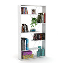 Libreria Tars bianca 84x24x157H cm-1