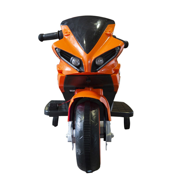 acquista Moto électrique Arrow pour enfants 6V avec lumières et sons oranges