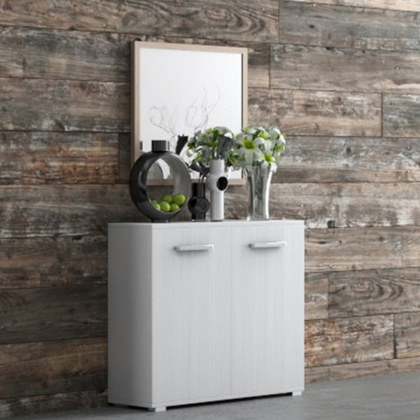 acquista Armoire polyvalente Mini Viareggio 90 cm 2 portes Frêne Blanc