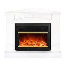 Camino Elettrico da Pavimento 85x106x53 cm Effetto Fiamma 1500W Madeira colt & Mars-2