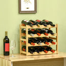 Cantinetta Portabottiglie16 Bottiglie 43x23,5x38 cm in Legno di Bambù-2