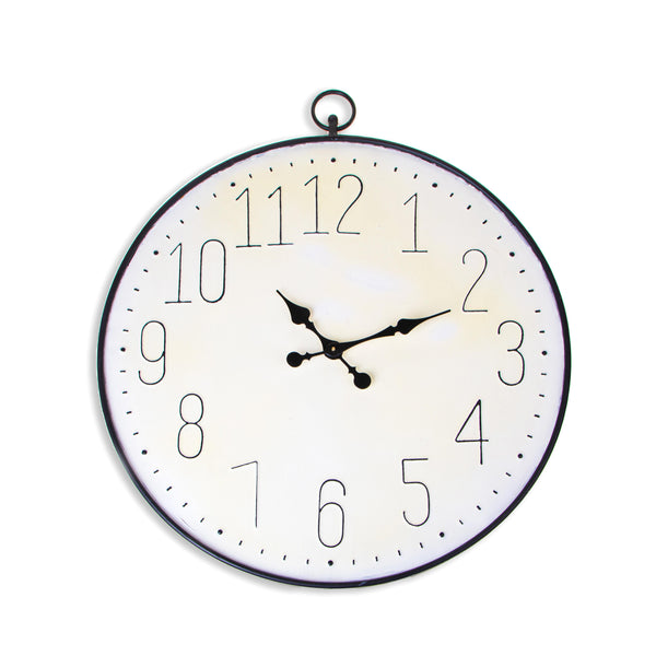 sconto Orologio da Parete 80 cm Nero