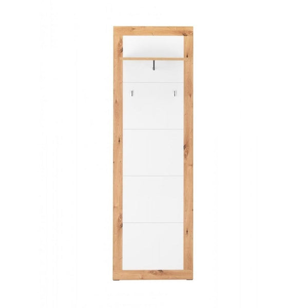 acquista Panneau porte-manteau d'entrée 60x35x190 cm Wien 43 chêne blanc