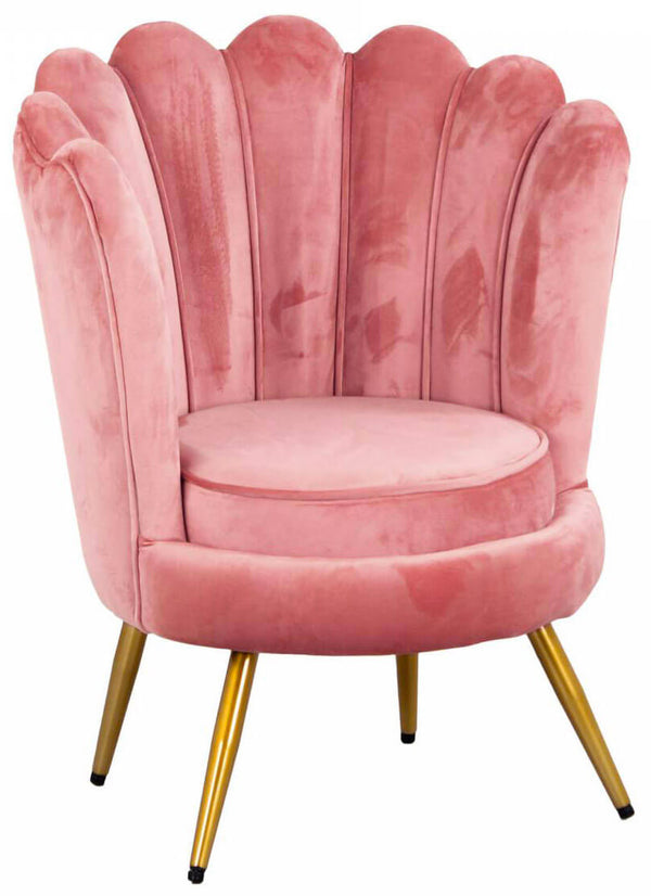 Fauteuil 60x80 cm en Velours Magenta prezzo