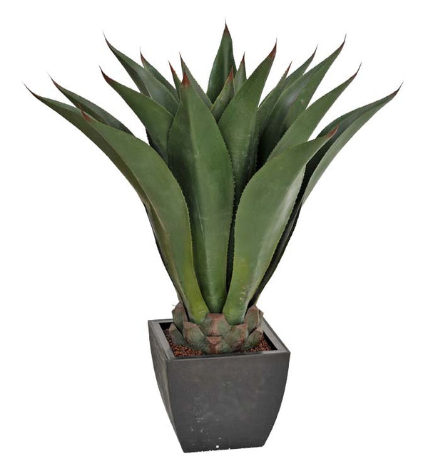 Plante artificielle Agave Attenuata avec vase H 96 cm sconto